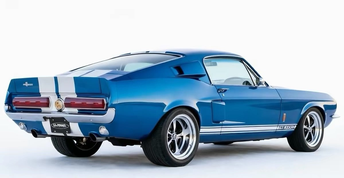 1:18 谢尔比 GT500CR 车模 后侧视角